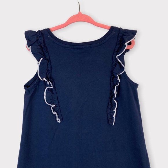 Hanna Andersson Ruffle Flutter Sleeves Dress - Picture 4 of 5